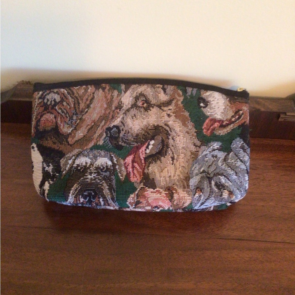 Dog Tapestry Cosmetic Case - Picture 3 of 3